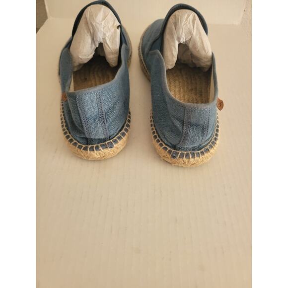 Washed linen crab espadrille size 10.5 - Picture 5 of 5